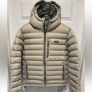 NWOT $349 Stio Hometown Pertex Down Hooded Jacket Men’s X-SMALL